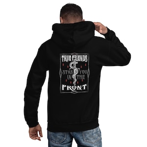 BMTH - True Friends Inspired Unisex Hoodie, with Embroidered Front and Sleeves / Bring Me The Horizon