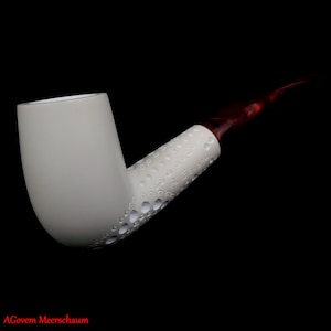AGovem Handmade Canadian Block Meerschaum Pipe, Gift for Him, Meerschaumpfeifen, Handcarved Tobacco Pipe, Custom Order Pipe, AGM-1751