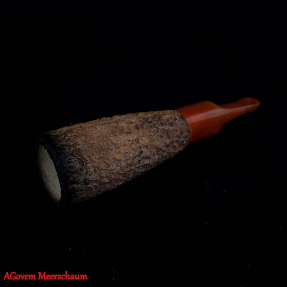 Handmade Meerschaum Cigar Holder, Cigar Holder, Hand Carved Cigar Holder, Turkish  Cigar Holder, Agovem Meerschaum, Cigars, AGM-1262
