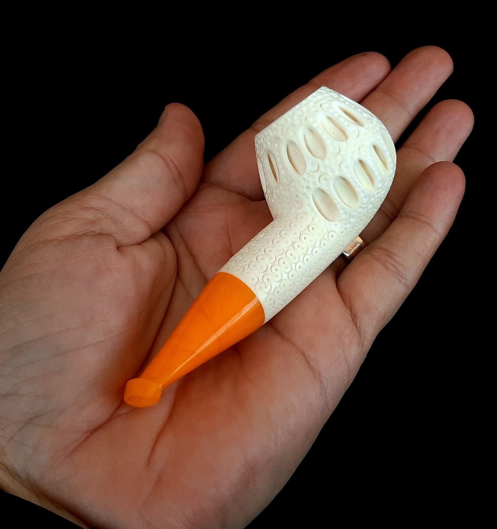 Nose Warmer Meerschaum Pipe Block Meerschaum Smoking Pipe Etsy