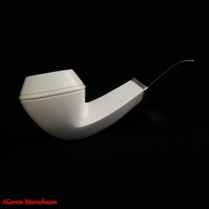 AGovem Handmade Canadian Block Meerschaum Pipe, Gift for Him, Meerschaumpfeifen, Handcarved Tobacco Pipe, Custom Order Pipe, AGM-1701