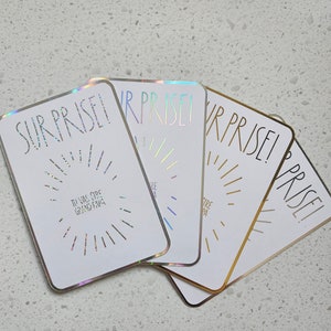 Carte à gratter - Surprise!