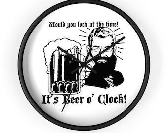 Beer O' Clock - Wall clock
