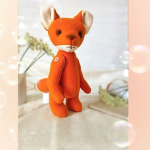 Plush fox Plush sewing Instant download Sewing pattern PDF