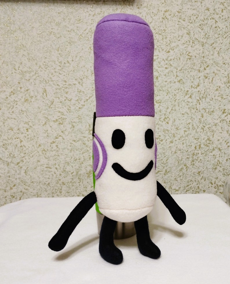 Marker Plush Bfdi Insanity From Battle for BFB and the Power of Two