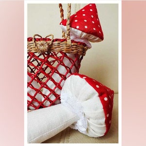 Mushroom plush  Custom plush Sewing Pattern PDF