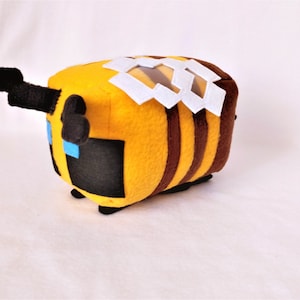 Bee plush handmade soft decoration