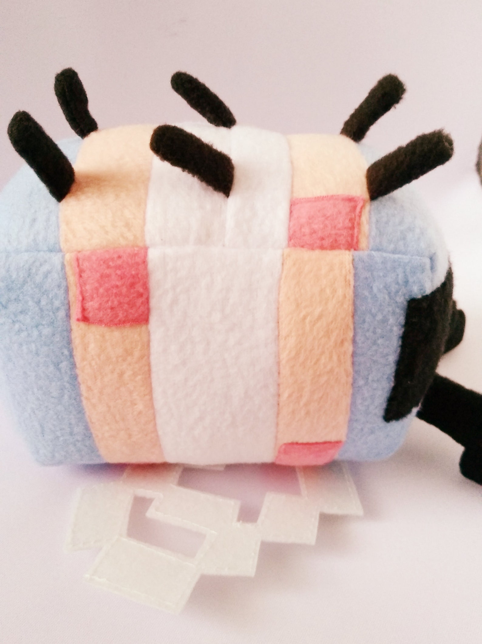 Trans Minecraft Bee Plush Toy Video Game Gift to Gamer | Etsy