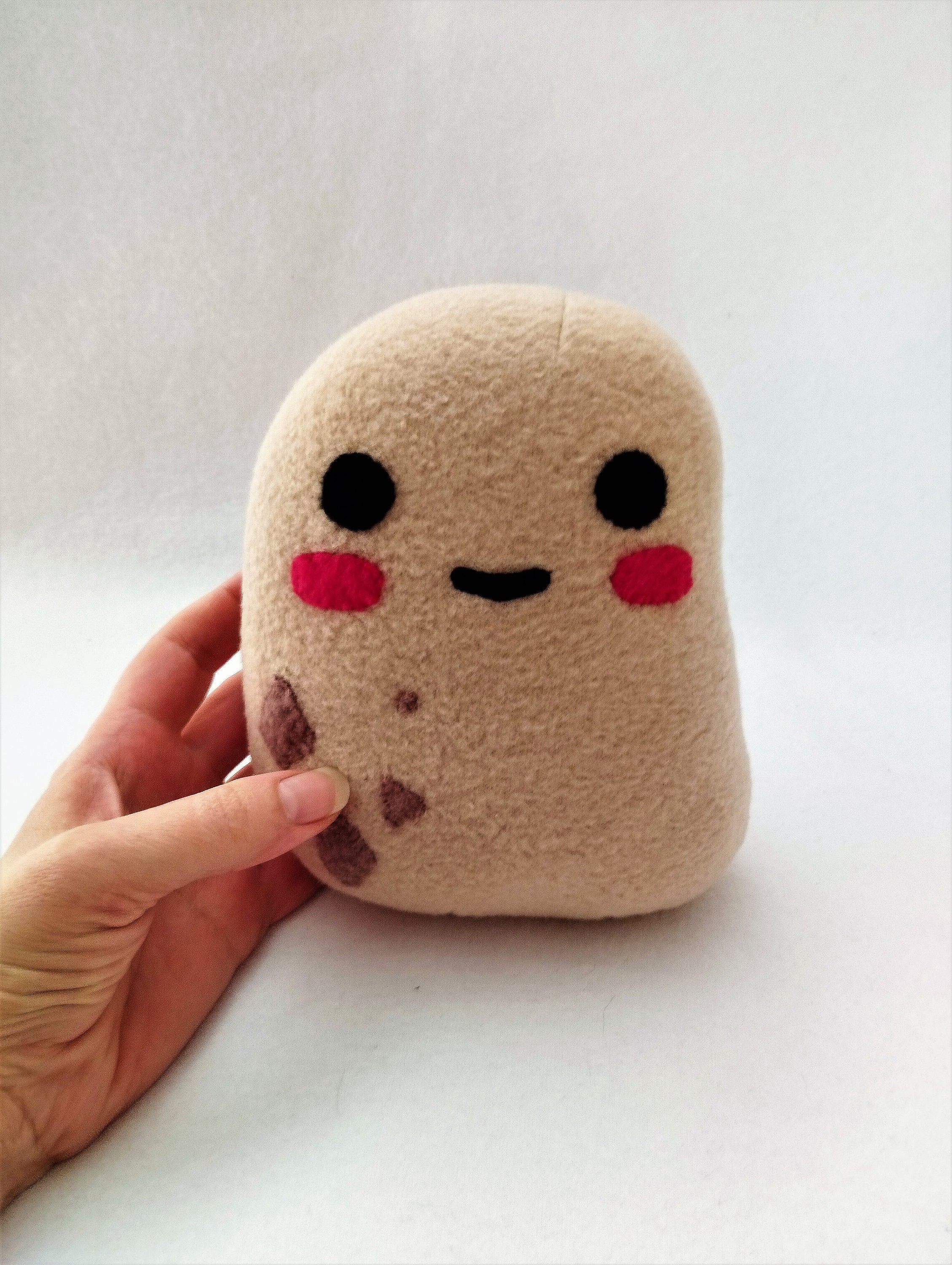 Jouet en peluche Kawaii en forme de pomme de terre de 19,8 cm, couleur  primaire