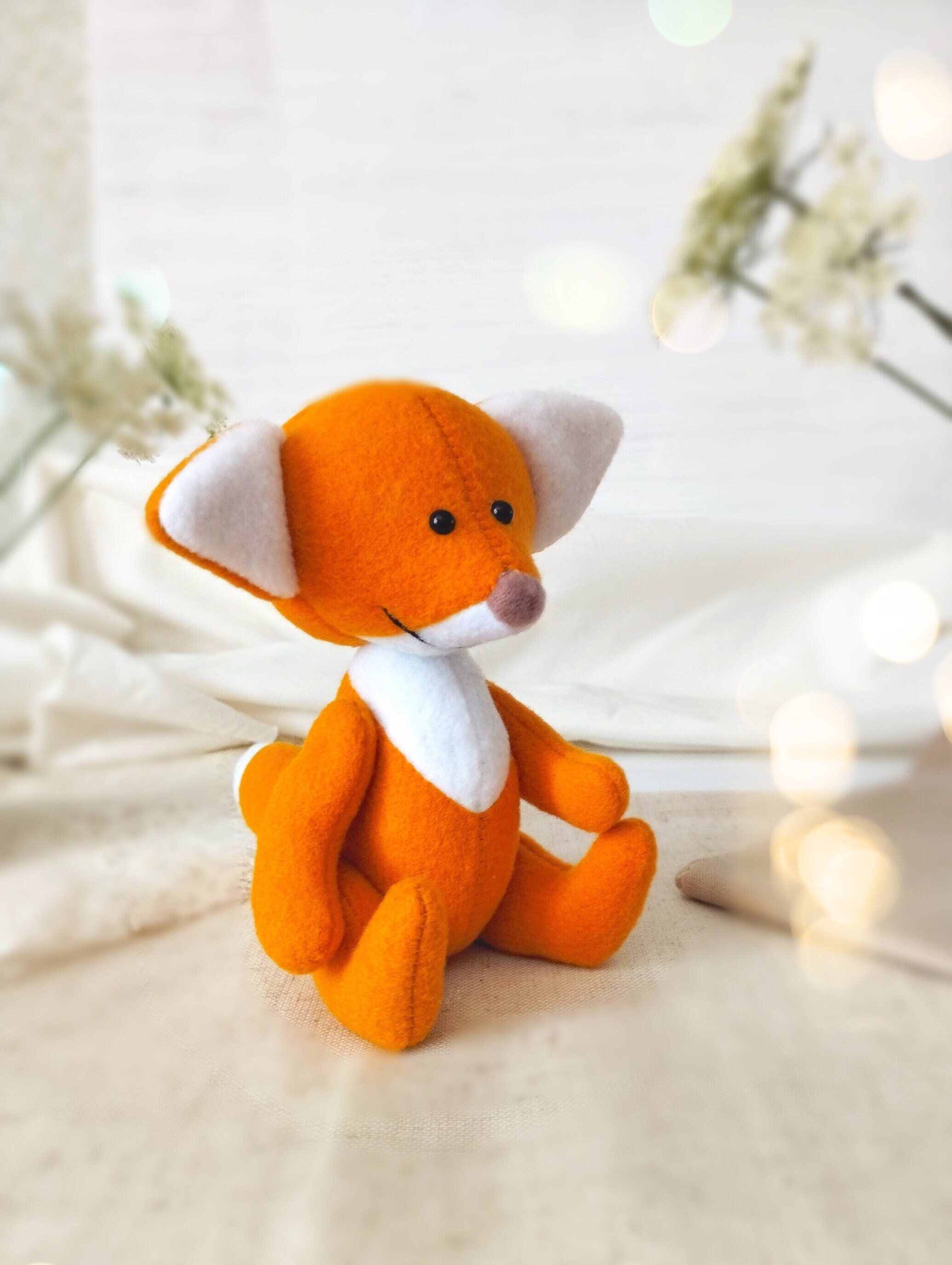 Pattern - Fox Plush Toy PDF Baby shower games Sewing patterns