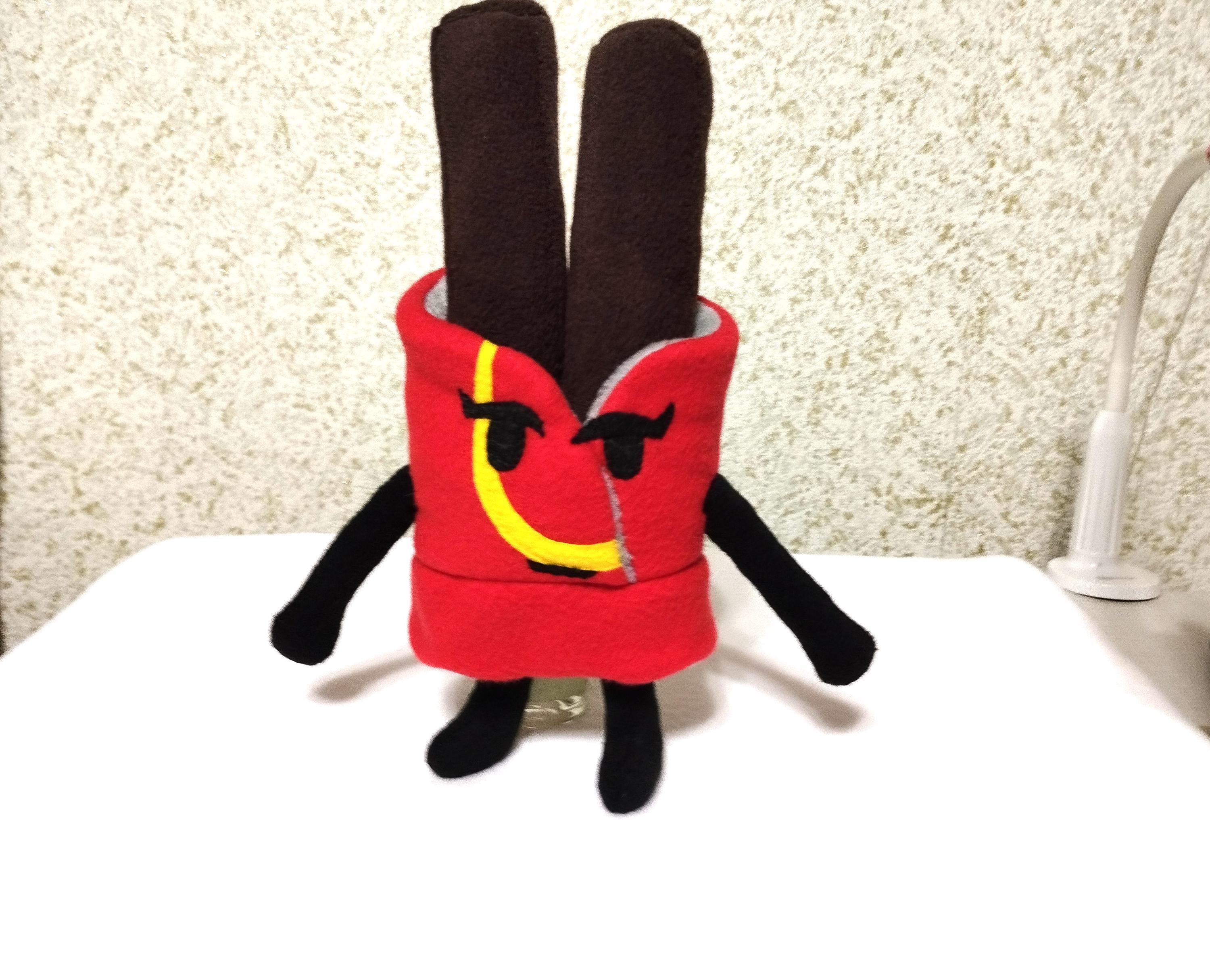 Burner Object Show Incpired Funmade Plush 32 Cm or 12. 5 Inches - Etsy