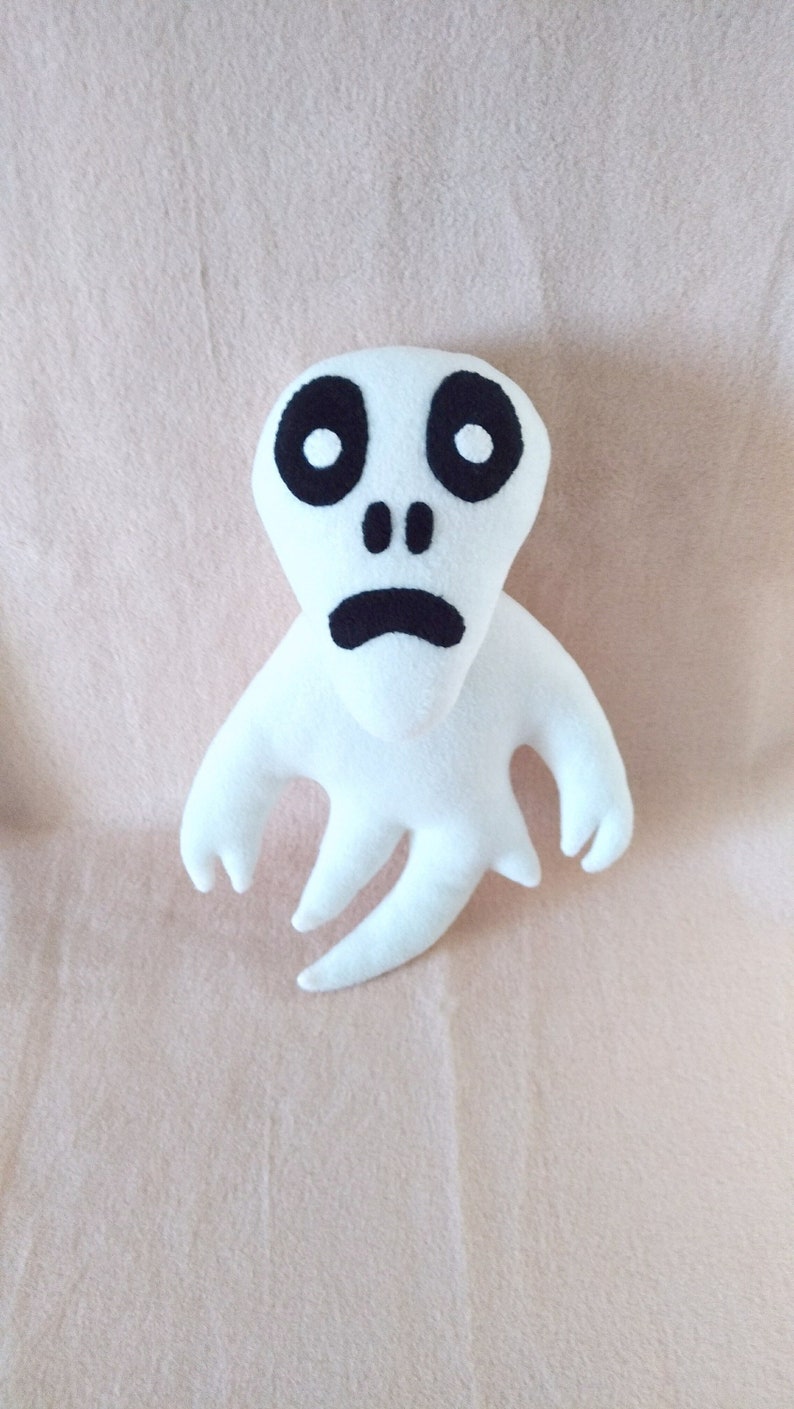 Alien Ghost Plush Inspired by Trevor Henderson Soft Toy Etsy