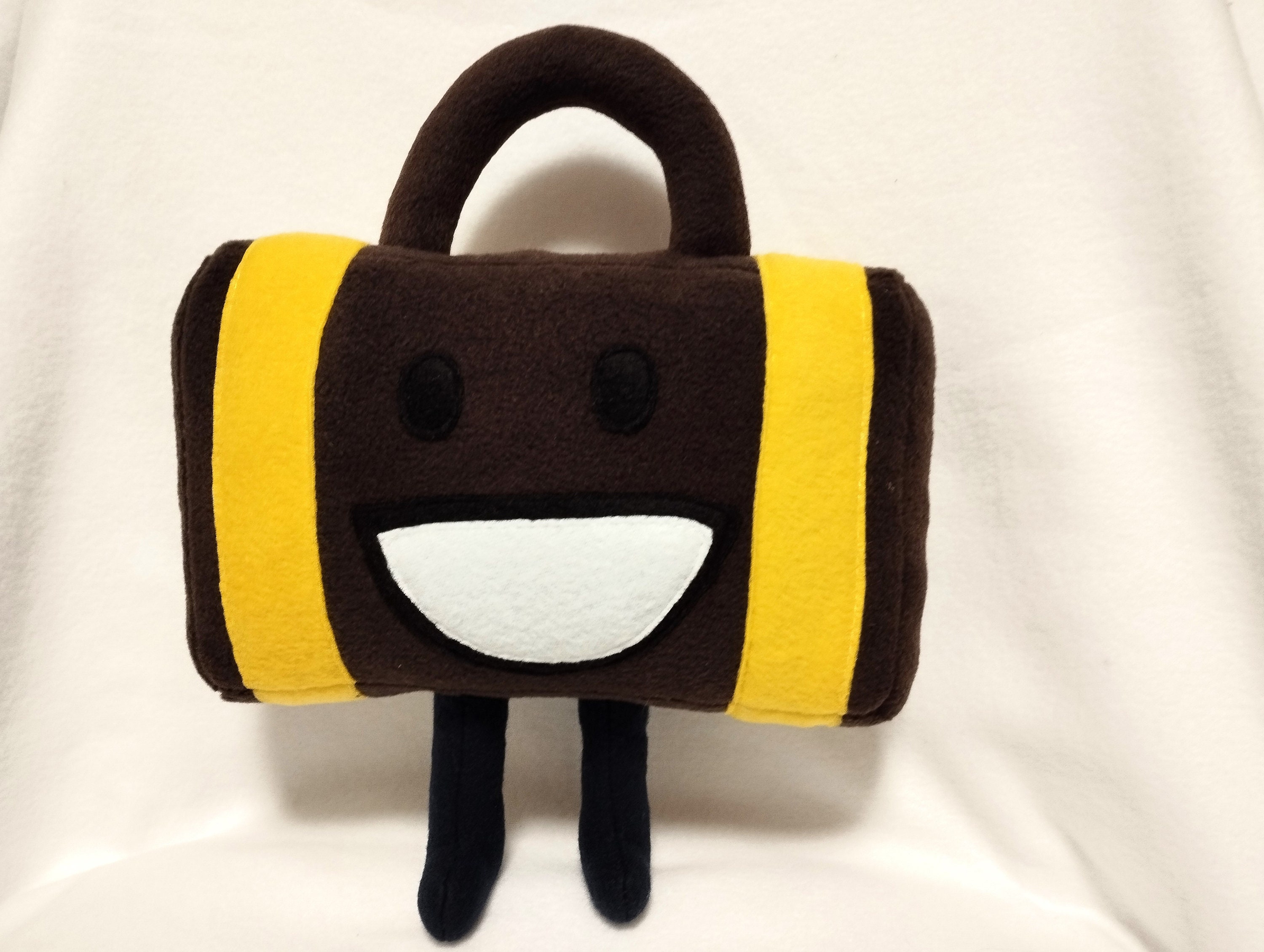 drew house ドリューハウス BRIEFCASE PLUSH ロゴエンブロイダリー フリース プラッシュ 2WAY ブリーフケース ショルダー ハンドバッグ ブラック/イエロー il_fullxfull.5557847395_hs3p.jpg