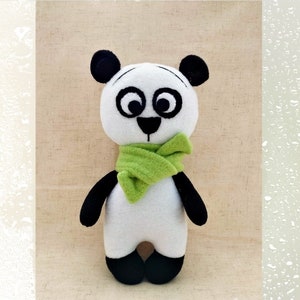Panda Plush Sewing Pattern PDF Baby shower gift