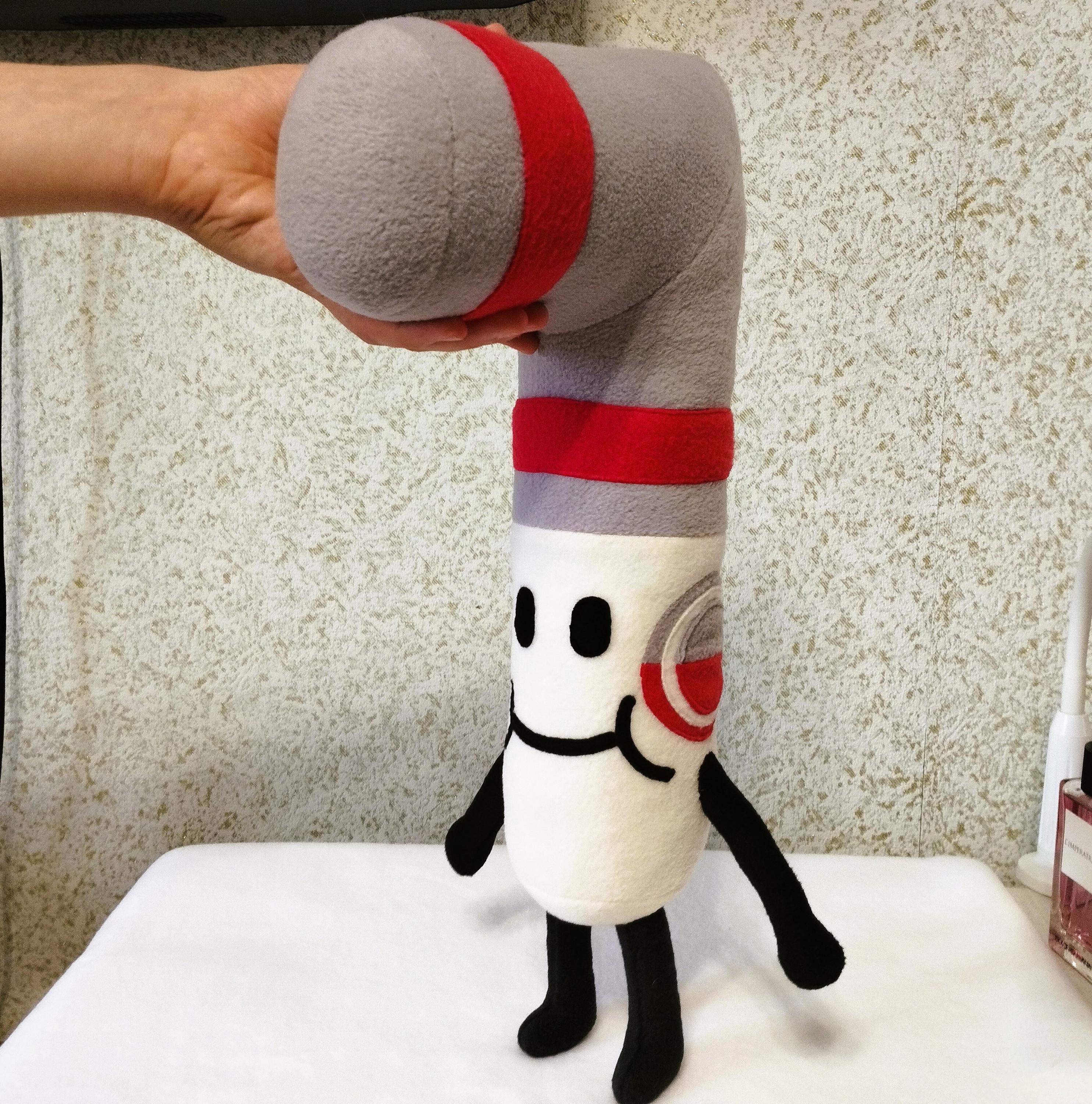 Marker bendy straw Plush Bfdi Insanity from Battle for BFB and The Power of Two plush toy IDFB TPOT