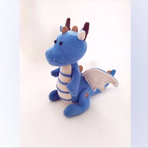 Dragon  plush  Sewing pattern PDF