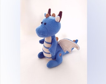 Dragon  plush  Sewing pattern PDF