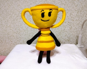 Trophy Inanimate Insanity Wiki Plush toy  35 cm or 13. 7 inches