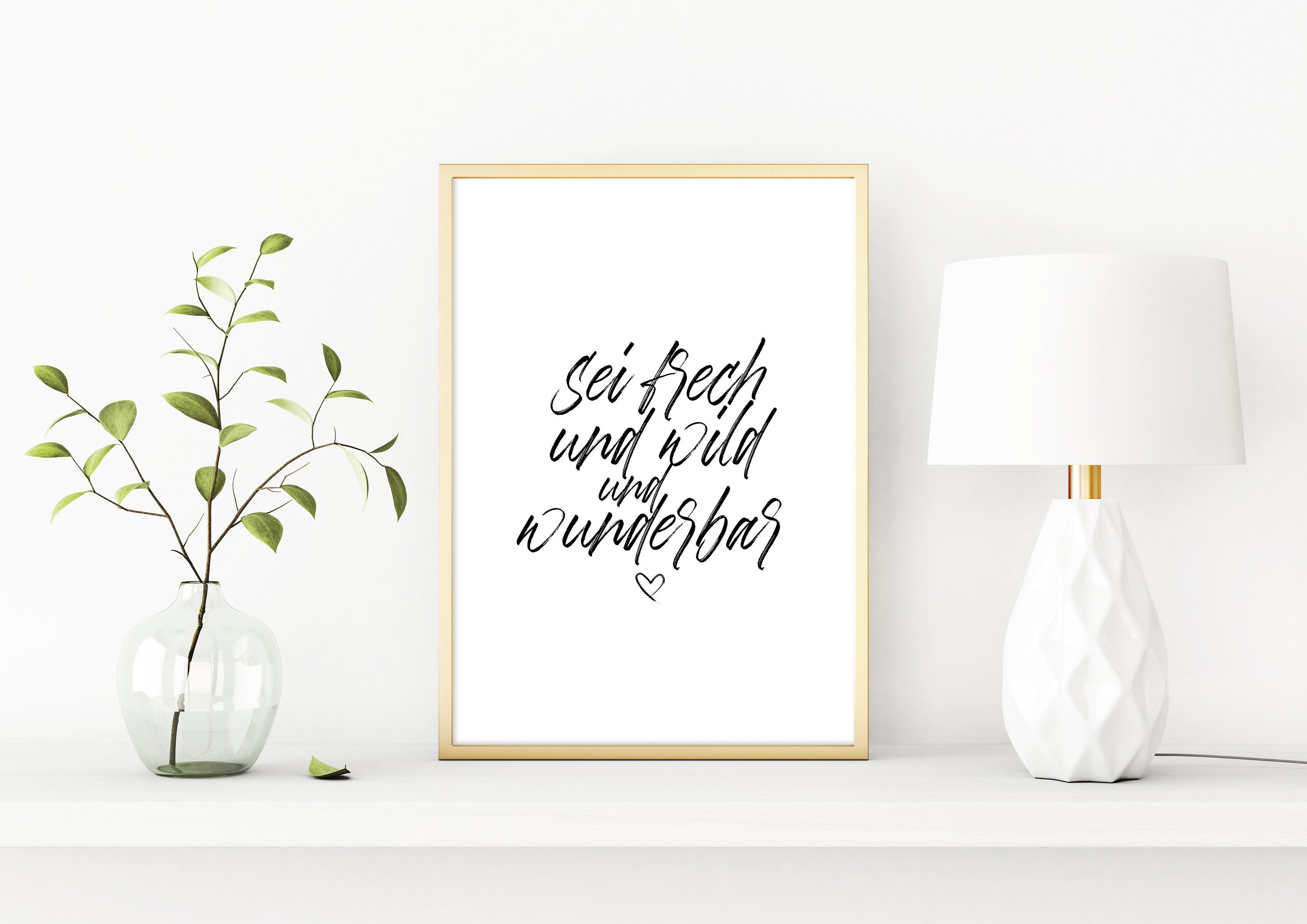 Poster Sprüche und Zitate schwarz weiß sw sei Etsy