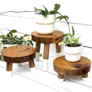 Wood Plant Stand - Etsy