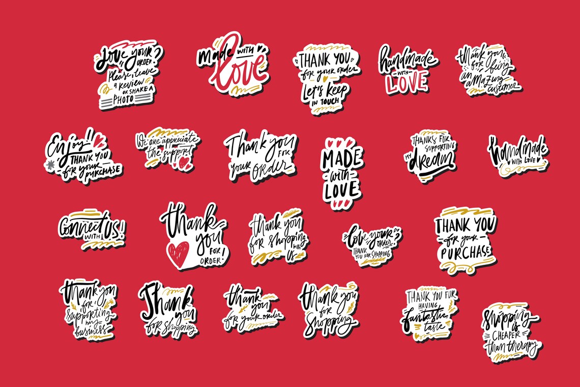 Download DIGITAL DOWNLOAD Small Business Packaging stickers bundle ...