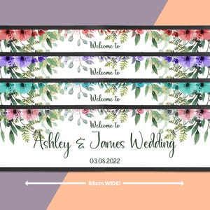 Floral Wedding Bar Mat – A custom wedding gift! Stylish available in multiple colours, perfect for adding a special touch to your big day.