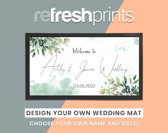 Personalisierte Hochzeit Bar Läufer - Einzigartige Bar Läufer / Hochzeitsgeschenk / Bier / Hochzeits-Bar / Barzubehör / Barware