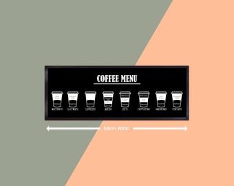 Brick Wall Medium Bar Runner / Mat / Great for special occasions - Add your text. Perfect for personalising birthdays / weddings / Trade