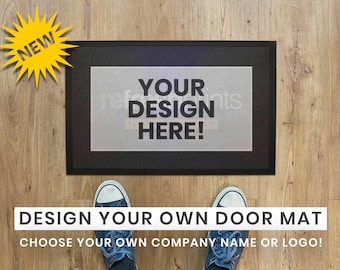 Personalised Doormat - Custom Door Mat / Logo Mat / Indoor Mat / Create  your own Doormat/ Branded Doormat / multiple sizes / Full colour