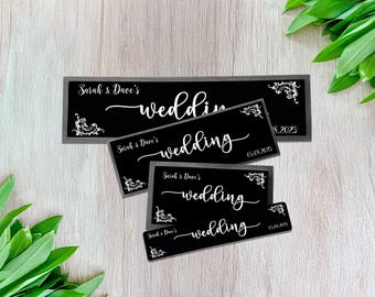 Personalised Wedding Signature Bar Mat with Custom text – Custom Rubber Mat for Home Bar, Wedding Gift or Christmas Gift | Made in the UK