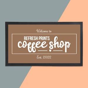 Tapete de balcão de café - Complete sua área de café com este tapete de balcão totalmente personalizável