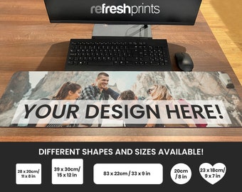 Custom Mouse Mat - Create a custom desk mat personalised to create a perfect gift for all occasions