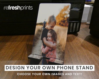 Mobile Phone Stand Customisable Images / Personlised Photo / Custom Gift / Bedside Table / Homeware / Gift for Him or Her on valentines day