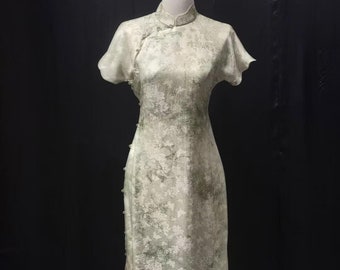 Handgemaakte custom vintage zijden cheongsamjurk | Cocktailjurk | Trouwjurk | Elegante galajurk | Theeceremonie Qipao-jurk | Cadeau voor haar