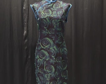 Handgemaakte zijden cheongsamjurk: custom vintage qipao