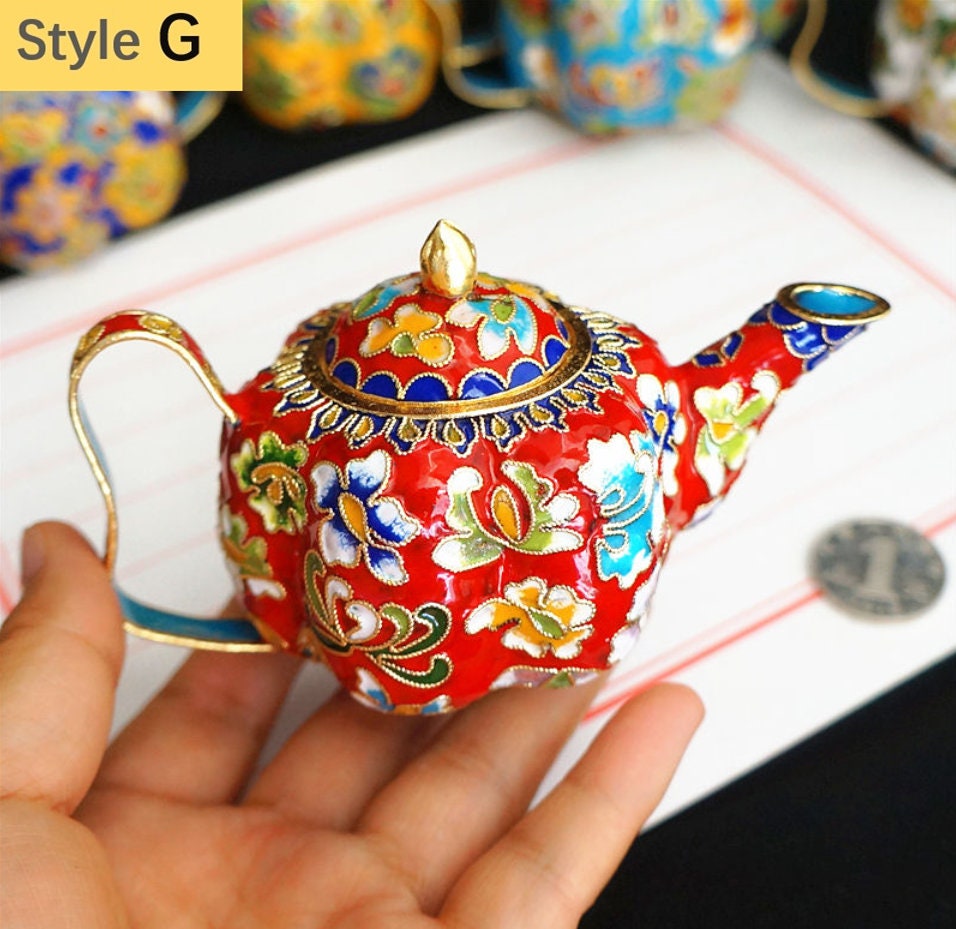 Miniature Ceramic Teapot Decor chinese Traditional Teapot Etsy