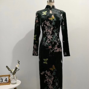 Cheongsam Qipao Long Sleeve - Etsy