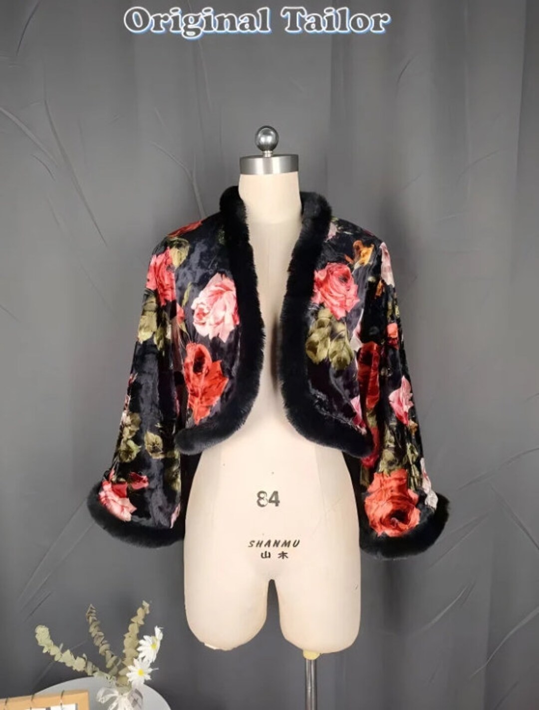 Cheongsam Button Quilted Coat