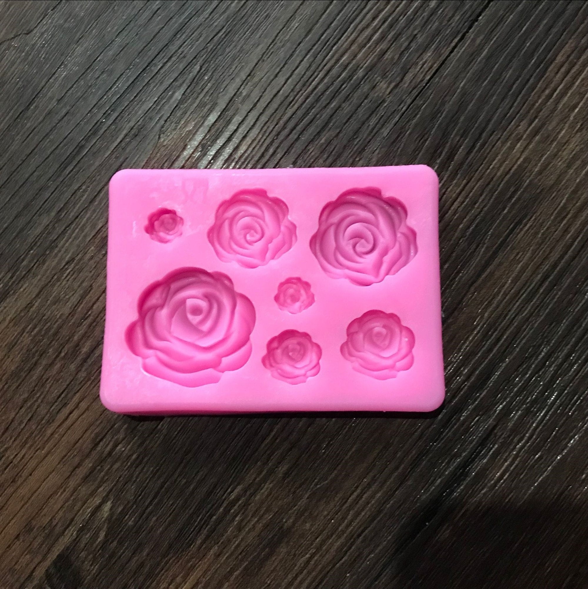 Rose chocolate mold rose silicone mold Etsy