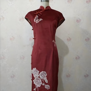Customized Chinese Wedding Cheongsam Dress | Red Modern Qipao | Tea Ceremony | Elegant Prom Dress | Gift for Her|天作之合