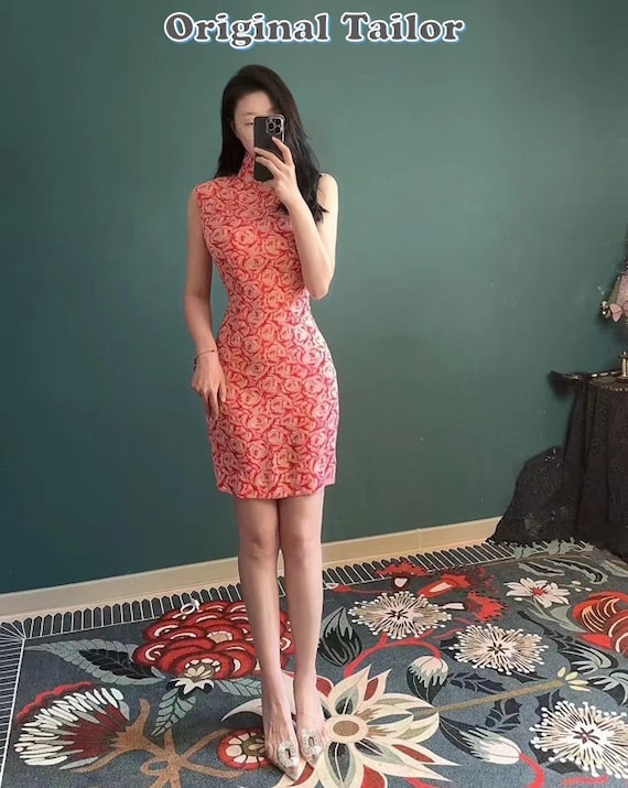 Custom Vintage Short Cheongsam Dress | Short Skirt | Wedding Dress | Evening Dress | Elegant Prom Dress | Tea Ceremony Qipao Dress