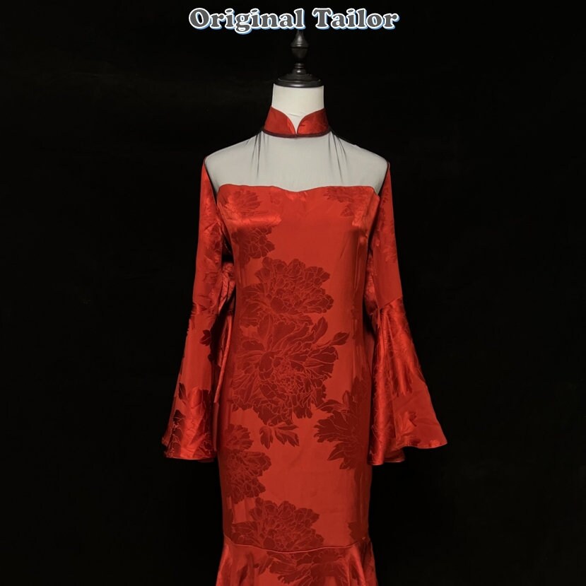 mulberry red dress Amazon.com: Women Mulberry Silk Red Dress Half-Sleeve Elegant Dresses V-Neck Midi Vestidos Party Dress red S : Clothing, Shoes & Jewelry