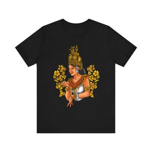 Robam Apsara Shirt - Cambodian Apsara Dancer T-Shirt - Traditional Dance Shirt, Cambodian Clothing - Apsara Clothes -