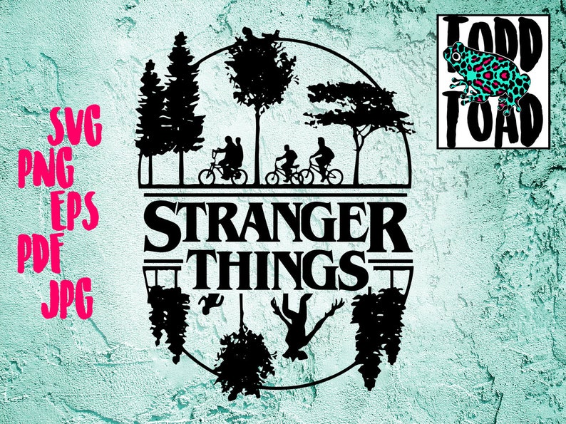 Stranger Things SVG PNG EPS Jpg Pdf Cricut Silhouette - Etsy