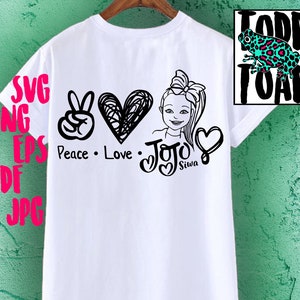 Jojo Svg Jojo Siwa SVG PNG EPS Jpg Pdf Cricut Silhouette | Etsy Canada