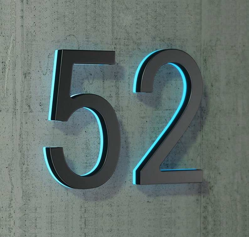 Custom House Hotel Room Number 3D Letter Sign Custom Sign Etsy