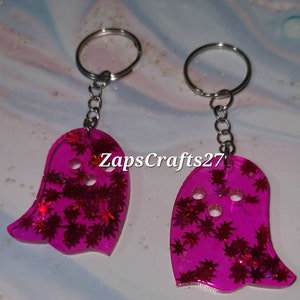 Pink a boo keychains