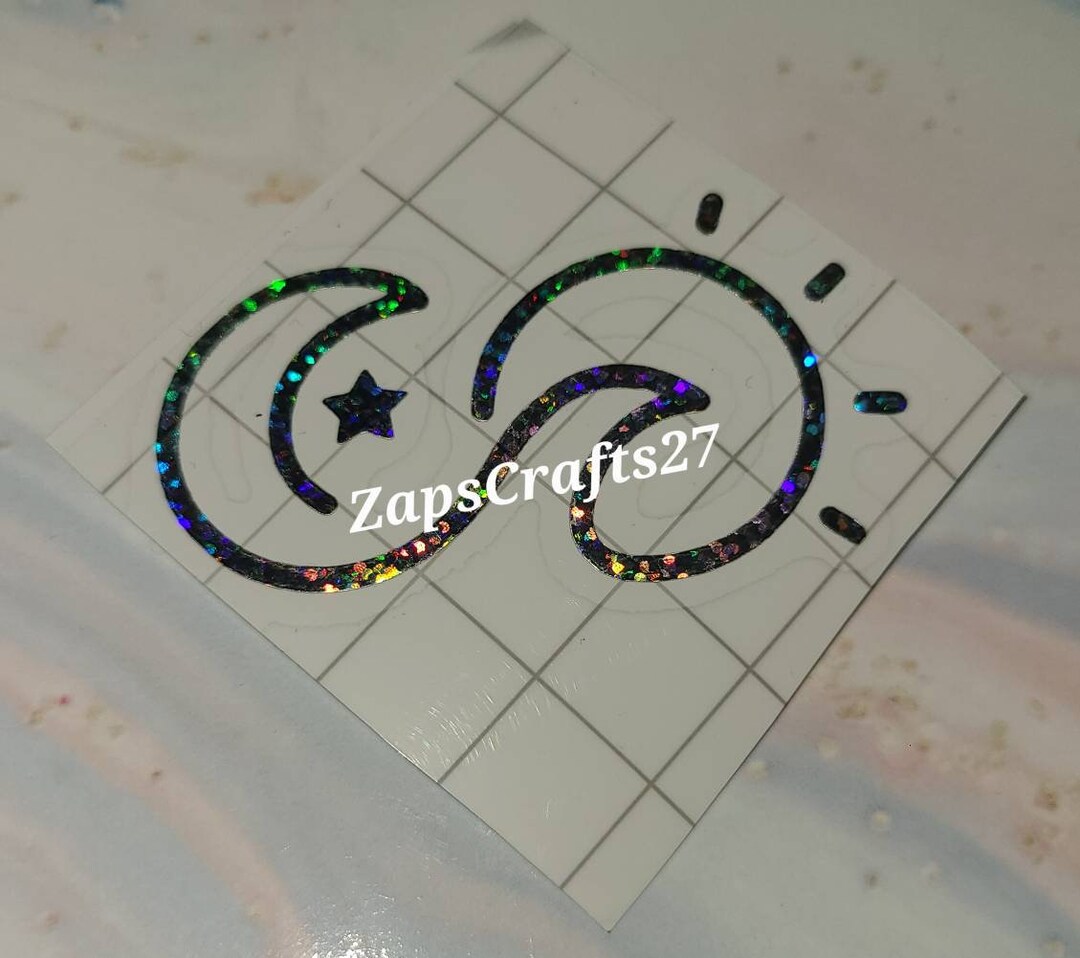 Holographic Wave Decal - Etsy