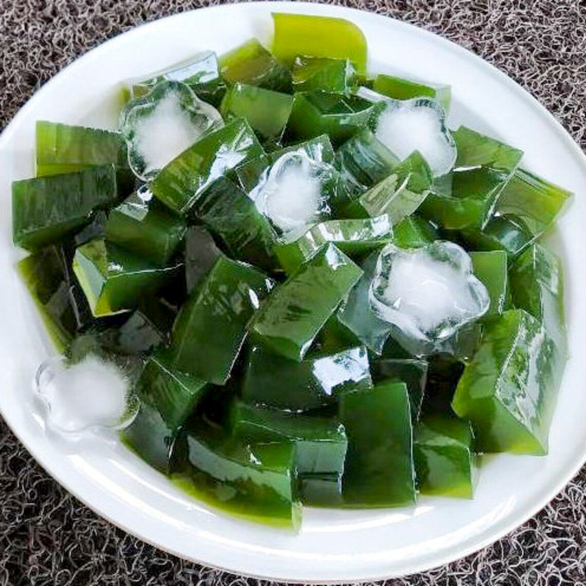 Gelatina verde orgánica deja Cyclea barbata & Premna Etsy