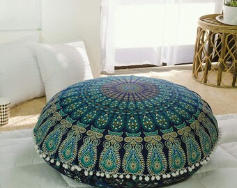Round Floor Pillow Etsy